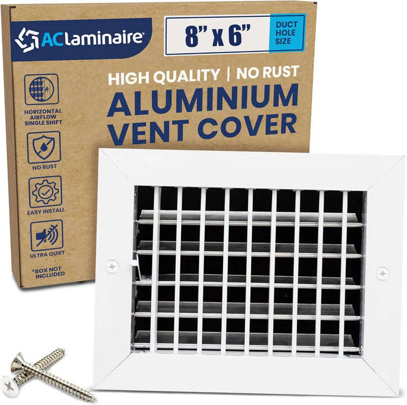 AC Register Vent Cover 8X6 Inch by HouseOfZazla