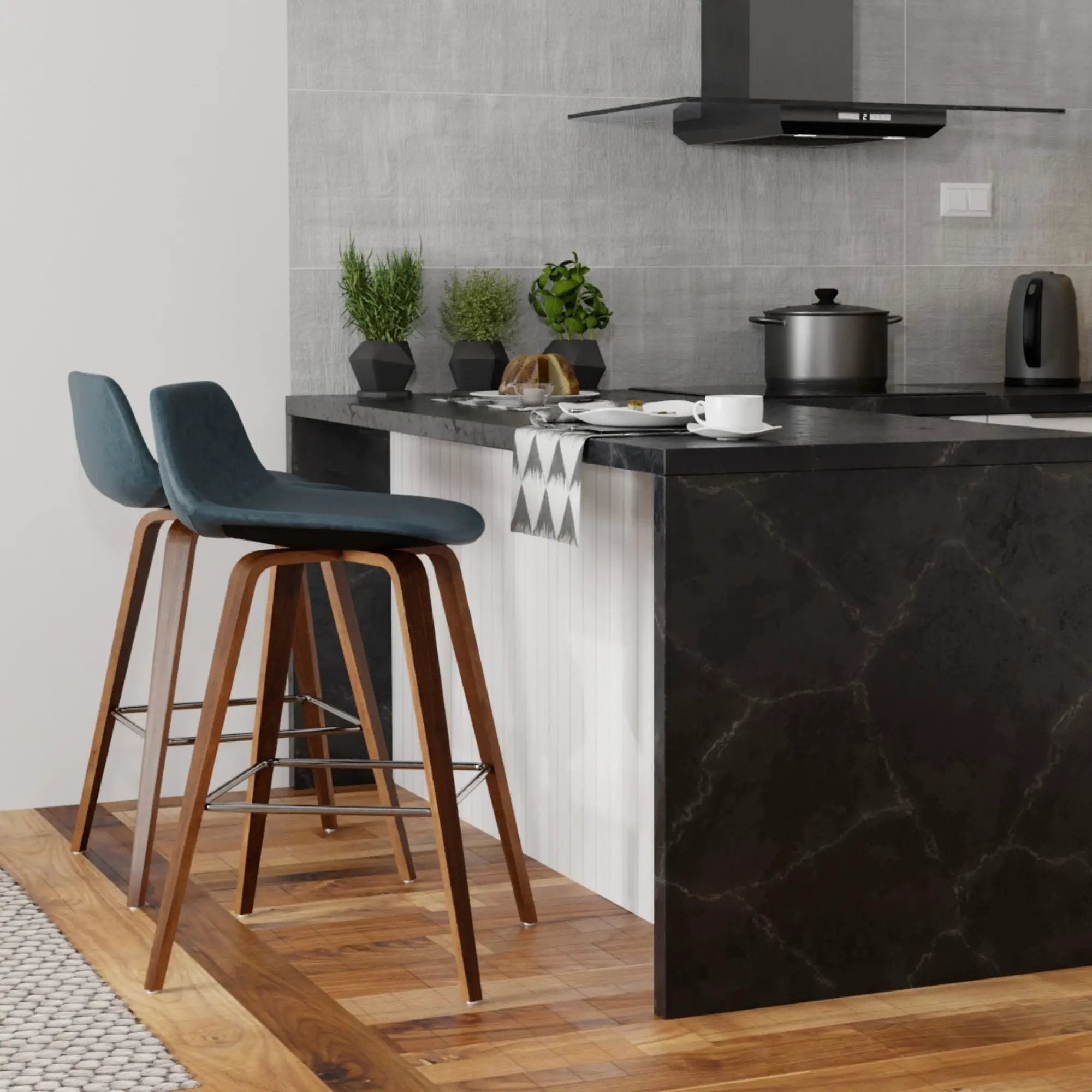 Randolph Bentwood - Counter / Bar Height Stool (Set of 2) by Unique Piece Furniture
