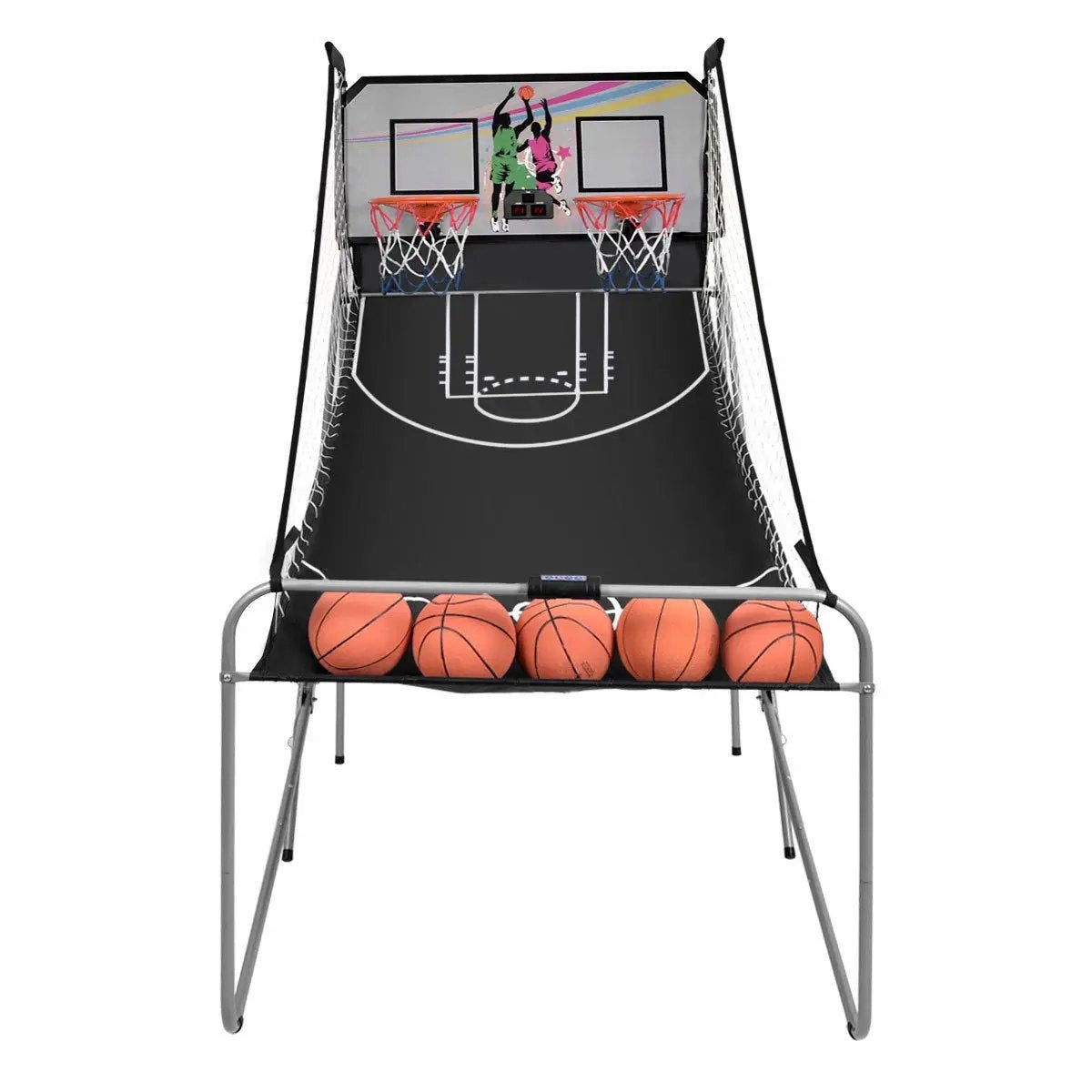 Indoor Double Electronic Basketball Game with 4 Balls by DirectDeals