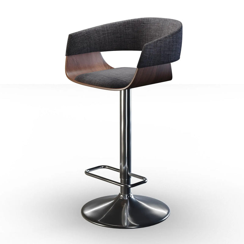 Lowell - Multi-Functional Adjustable Swivel Bar Stool by HouseOfZazla