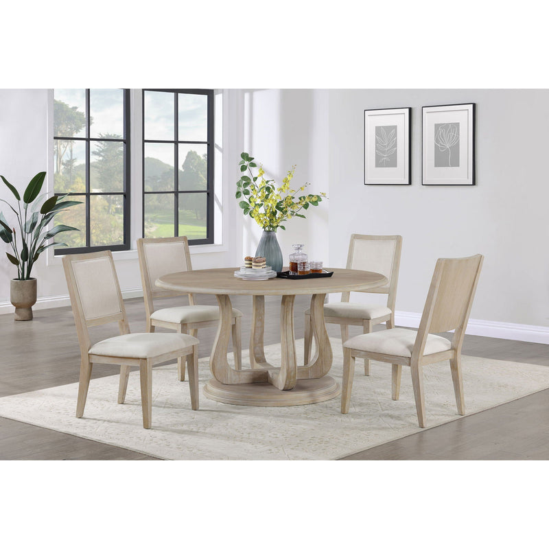 Verdugo - Cushioned Dining Chair (Set of 2) - White Washed by HouseOfZazla