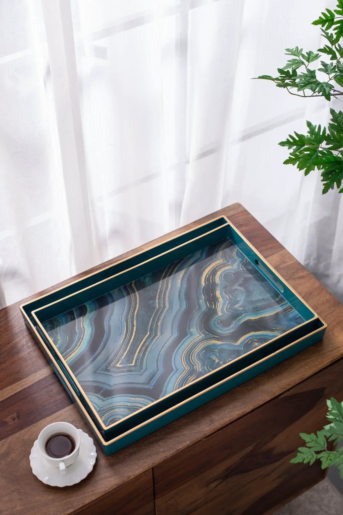 S/2 Effra Rectangular Trays by HouseOfZazla