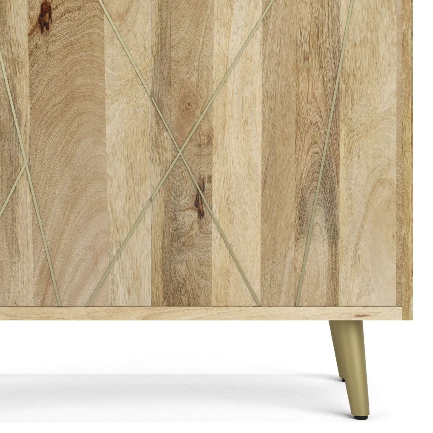Jager - Bookshelf With Doors - Natural by HouseOfZazla