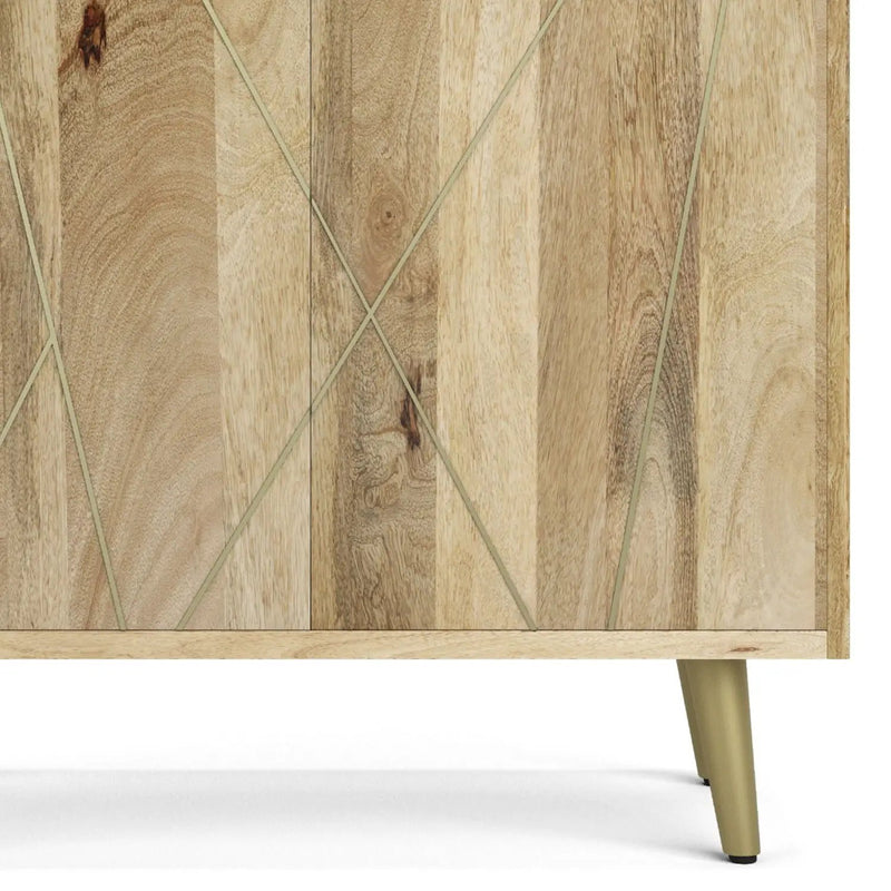Jager - Bookshelf With Doors - Natural by HouseOfZazla