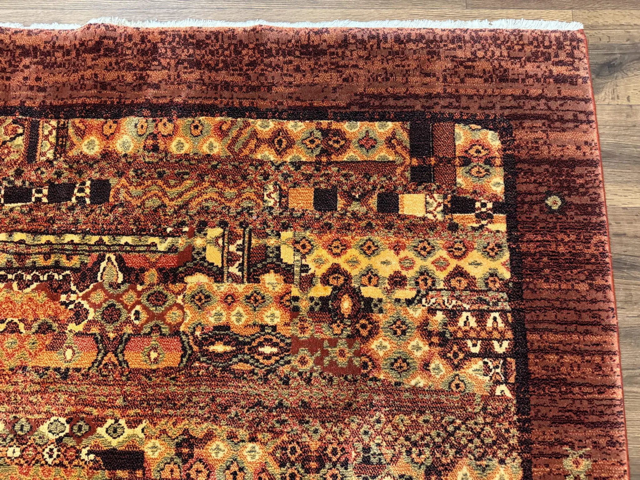 Couristan Rug 8x11 Brown Contemporary Wool Belgium Power Loomed Carpet by Jewel Rugs