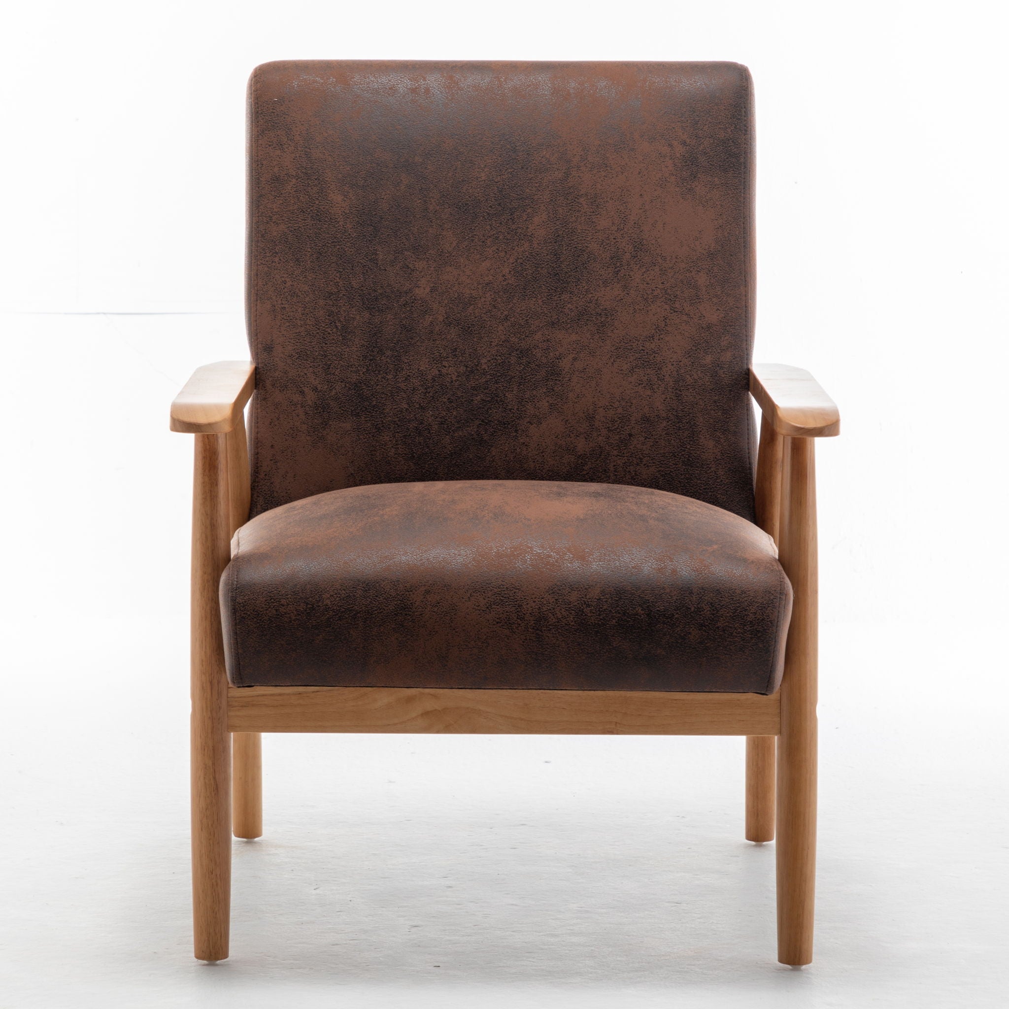 Wide Arm Chair - Brown by HouseOfZazla