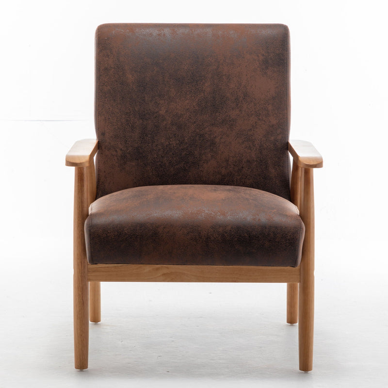 Wide Arm Chair - Brown by HouseOfZazla