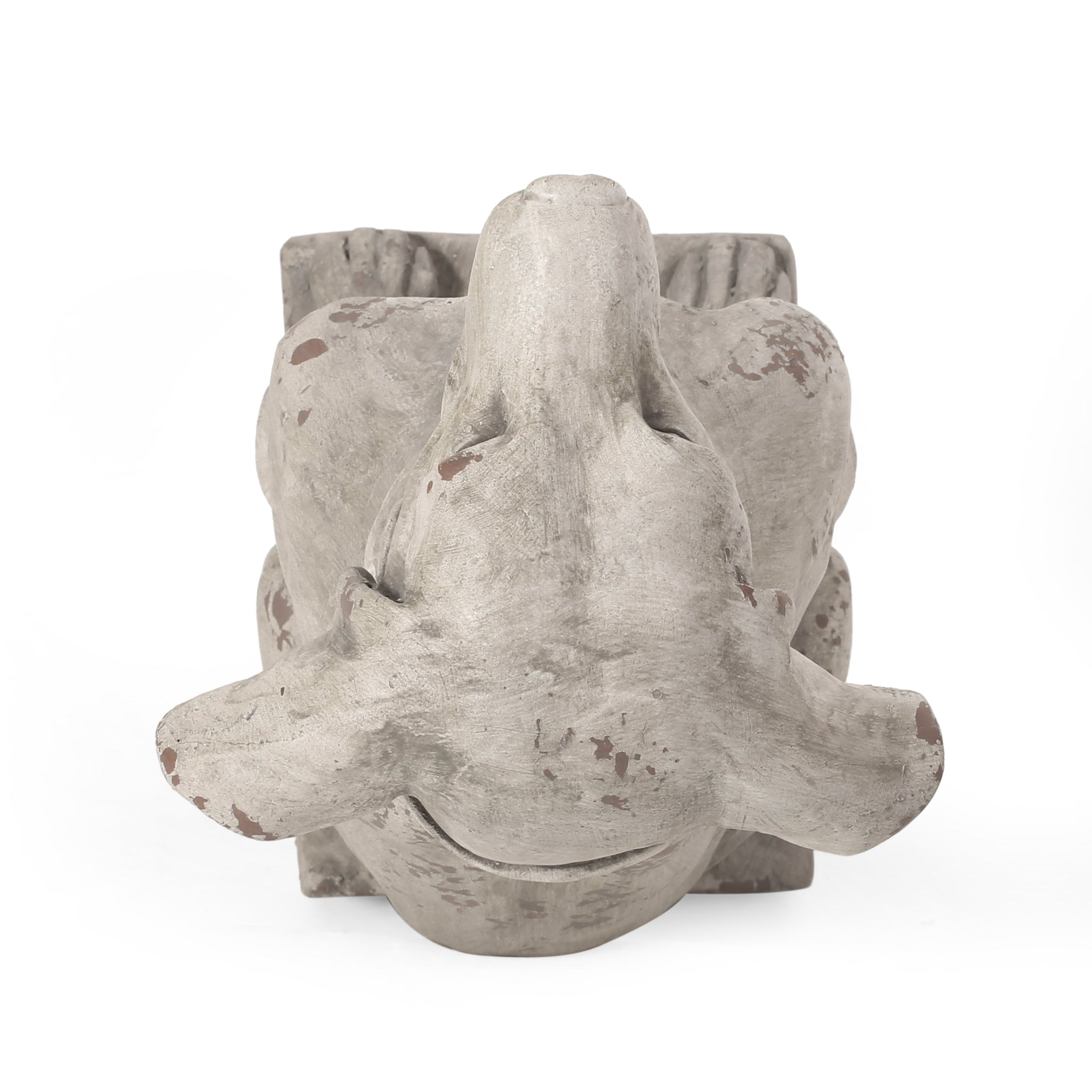 MGO Outdoor Dog Statue, Antique White by HouseOfZazla