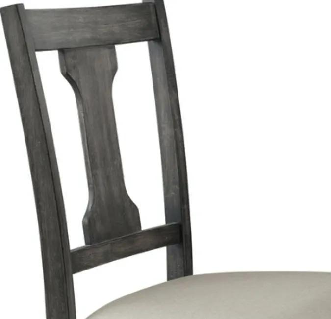 Wallace - Side Chair (Set of 2) - Tan / Weathered Gray by HouseOfZazla