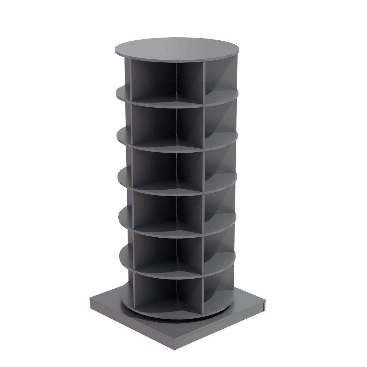 360 Rotating Shoe Cabinet 6 Layers with Space-Saving Rotating Design - Multiple Colors, photo 3 of 18