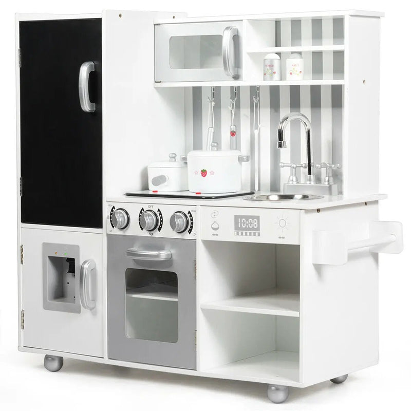Wooden Pretend Play Kitchen Sets with Simulated Sound by DirectDeals