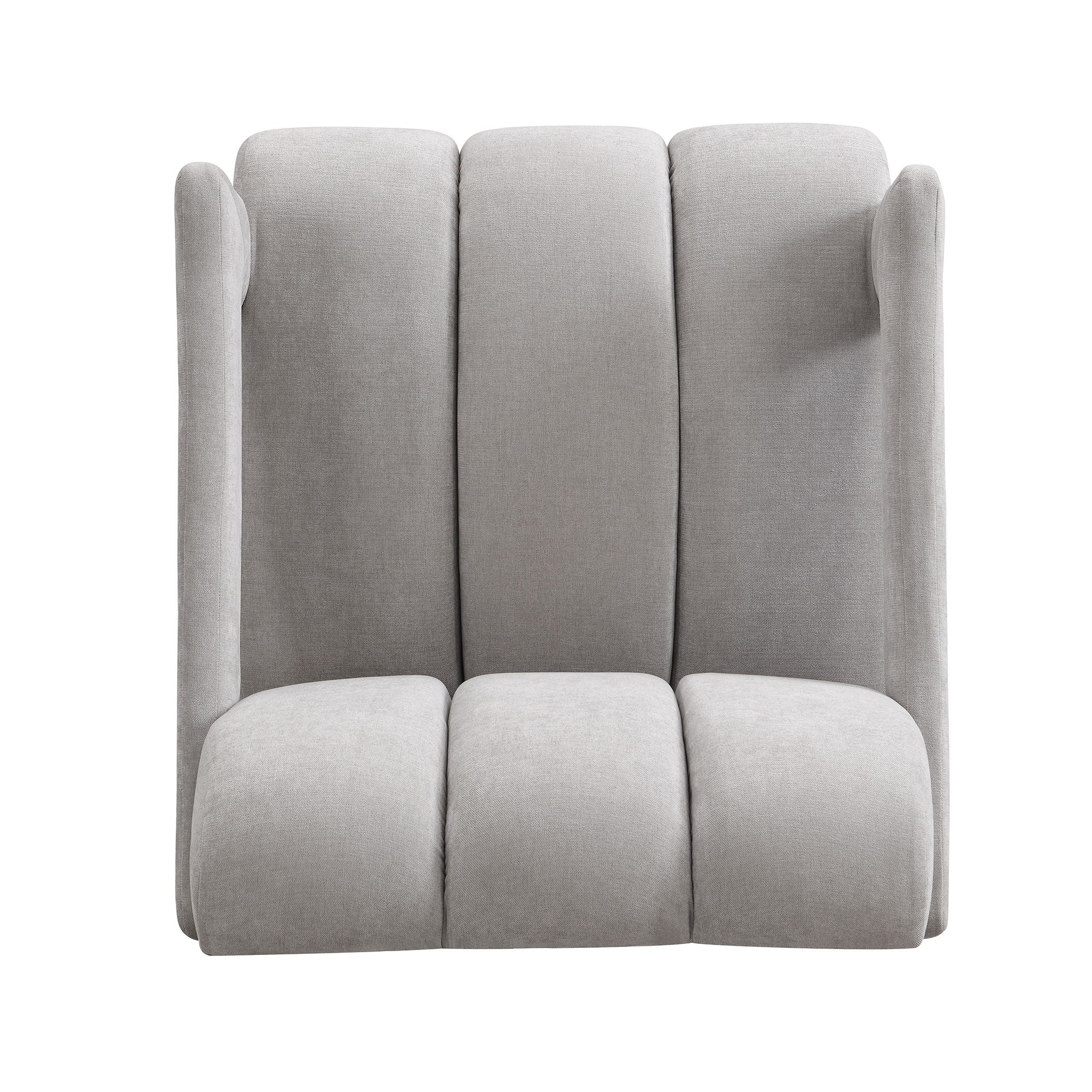 Modern Minimalist Leisure Armchair With L Shaped Armrests by HouseOfZazla
