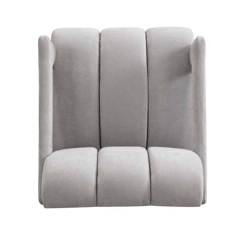 Modern Minimalist Leisure Armchair With L Shaped Armrests by HouseOfZazla