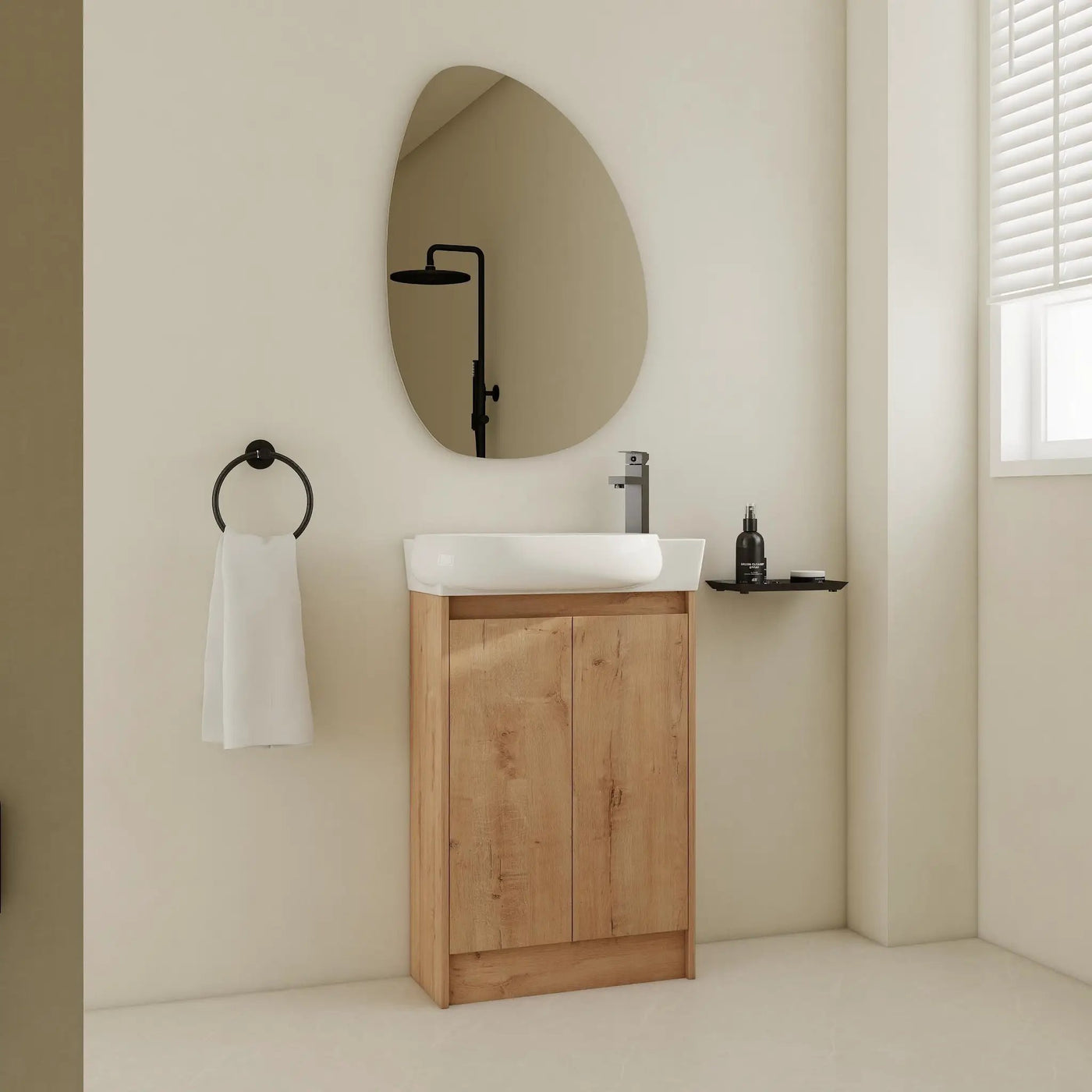 23" Freestanding Bathroom Vanity with Sink, Soft Close Doors by HouseOfZazla