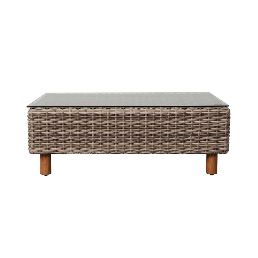 Orlando Wicker Loveseat & Coffee Table Set, photo 6 of 12