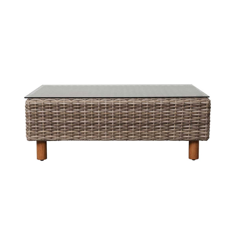 Orlando Wicker Loveseat & Coffee Table Set, photo 6 of 12