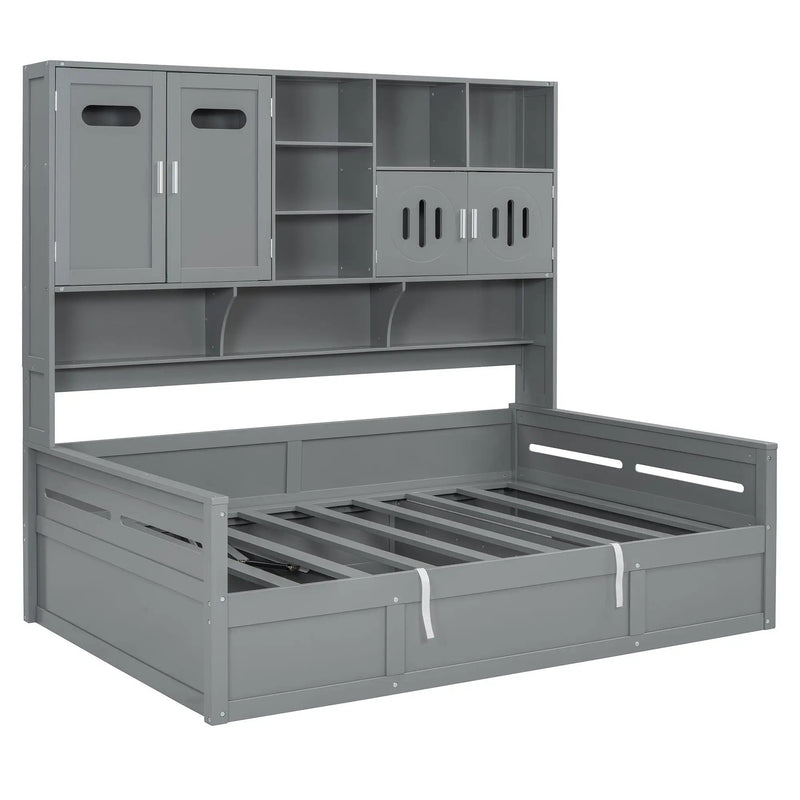 Daybed With All-In-One Cabinet And Shelf by Unique Piece Furniture