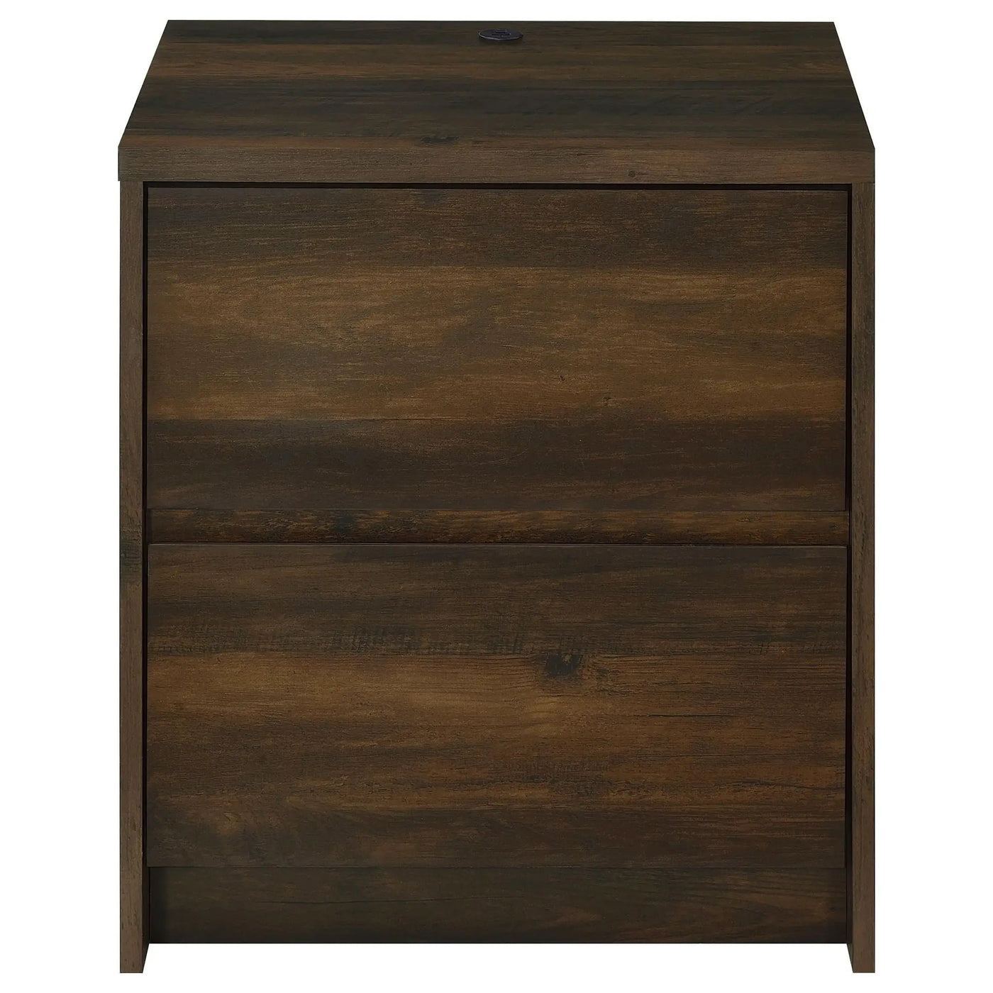 Geary - 2 Drawer Nightstand With LED Lights And USB Charging Ports by HouseOfZazla