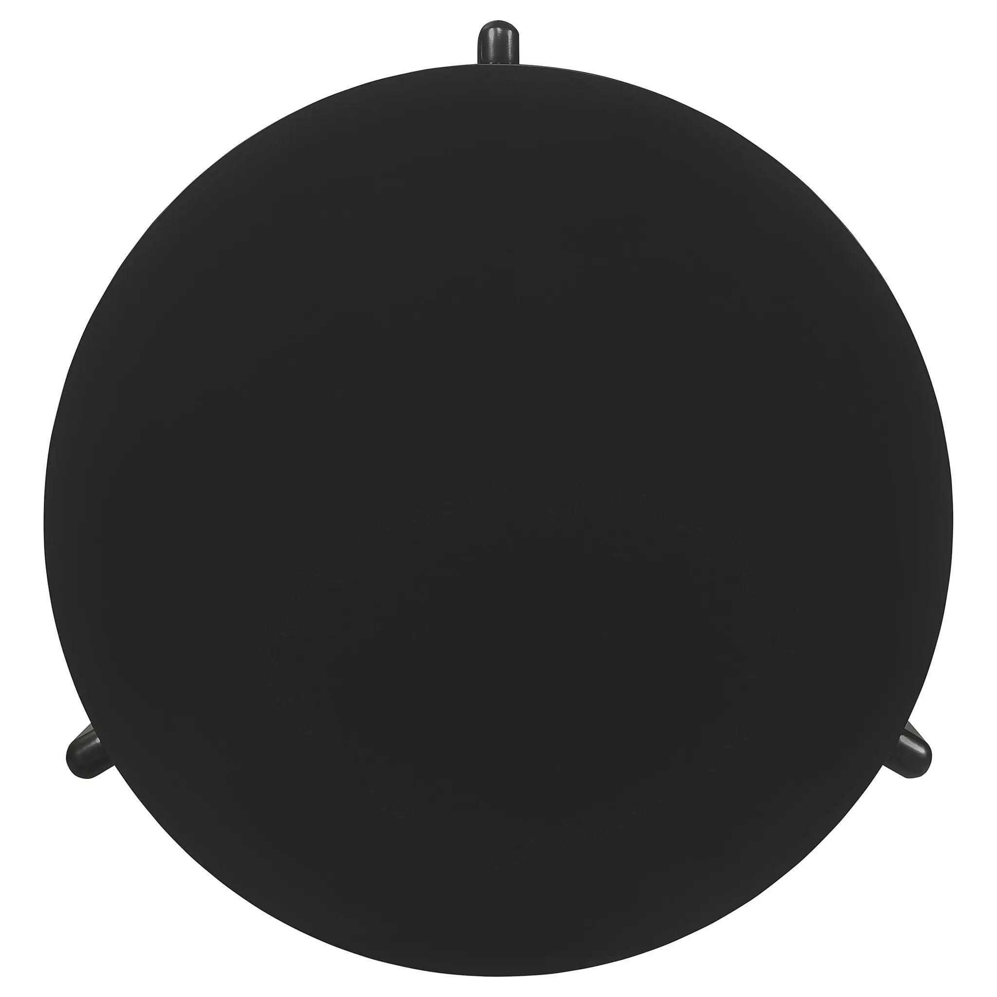 Cordova Round Solid Wood Coffee Table Black by Unique Piece Furniture
