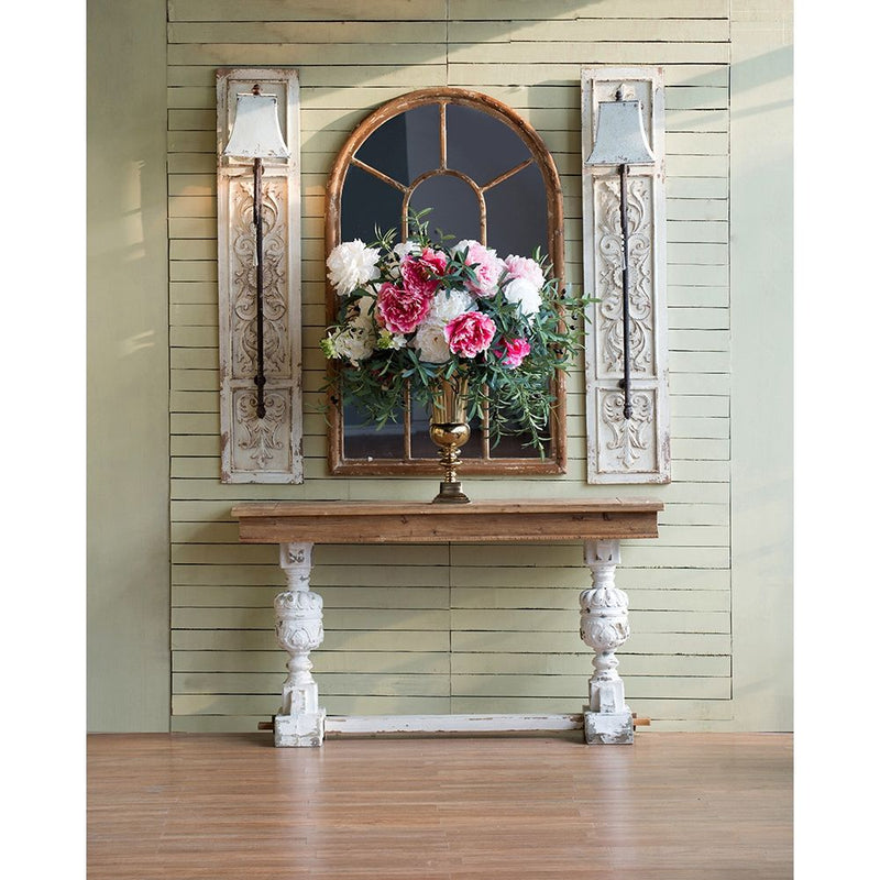 Alcott - Buffet Table - Brown / Antique White by HouseOfZazla