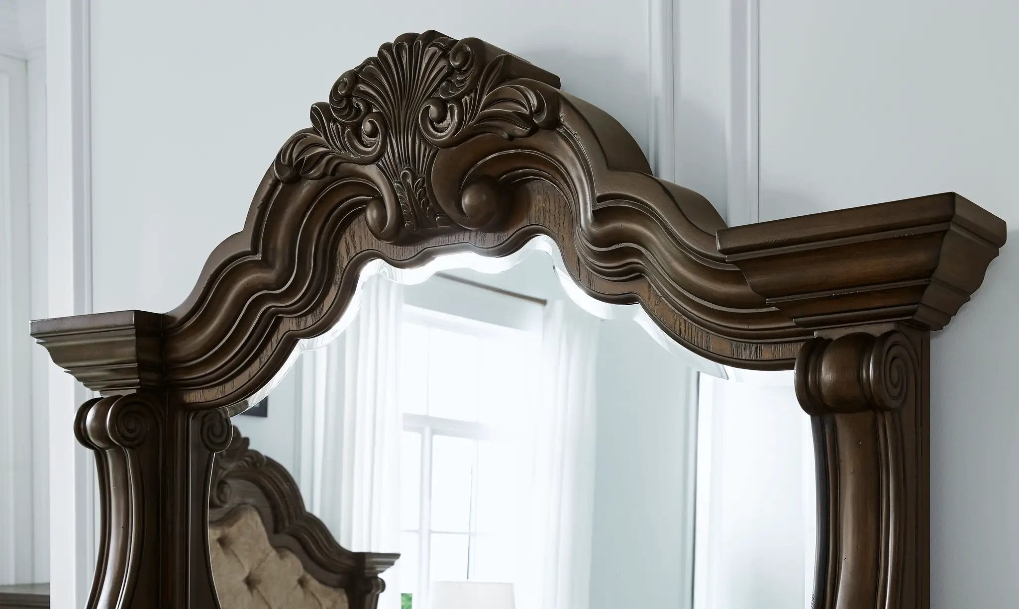 Maylee - Dresser And Mirror - Dark Brown by Unique Piece Furniture