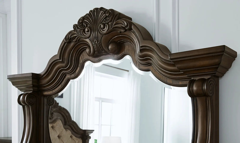 Maylee - Dresser And Mirror - Dark Brown by Unique Piece Furniture