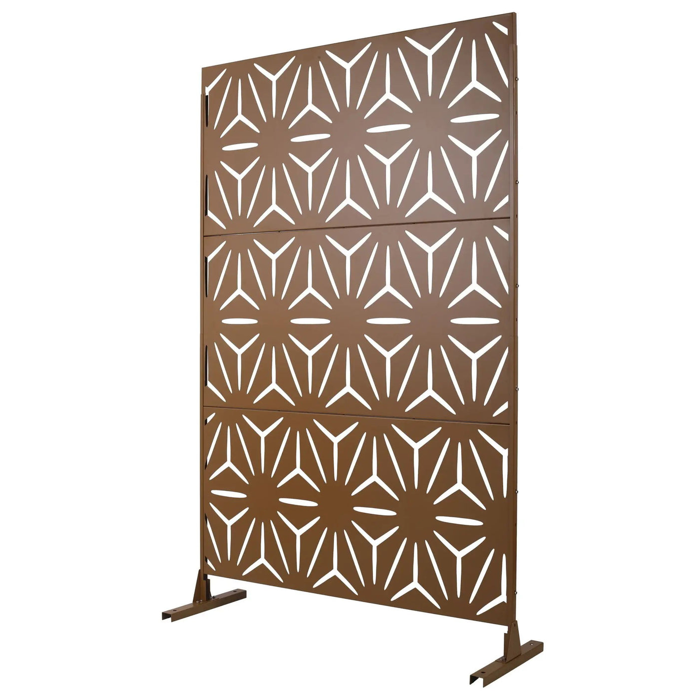 Outdoor & Indoor Metal Privacy Screen, Freestanding Decorative Panels by HouseOfZazla