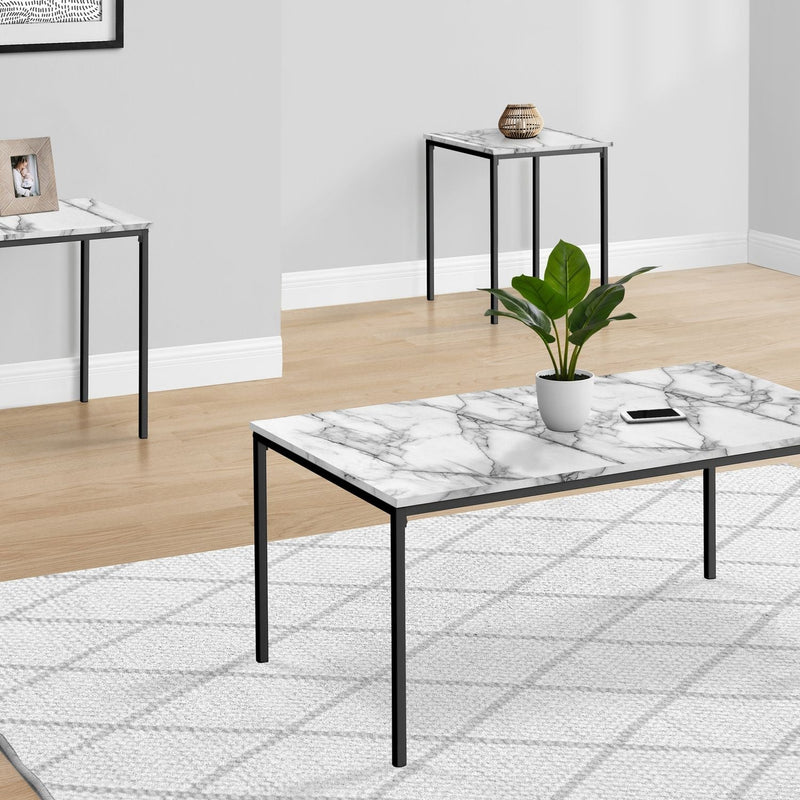 Table Set, Coffee, End, Contemporary, Modern (Set of 3) by Unique Piece Furniture