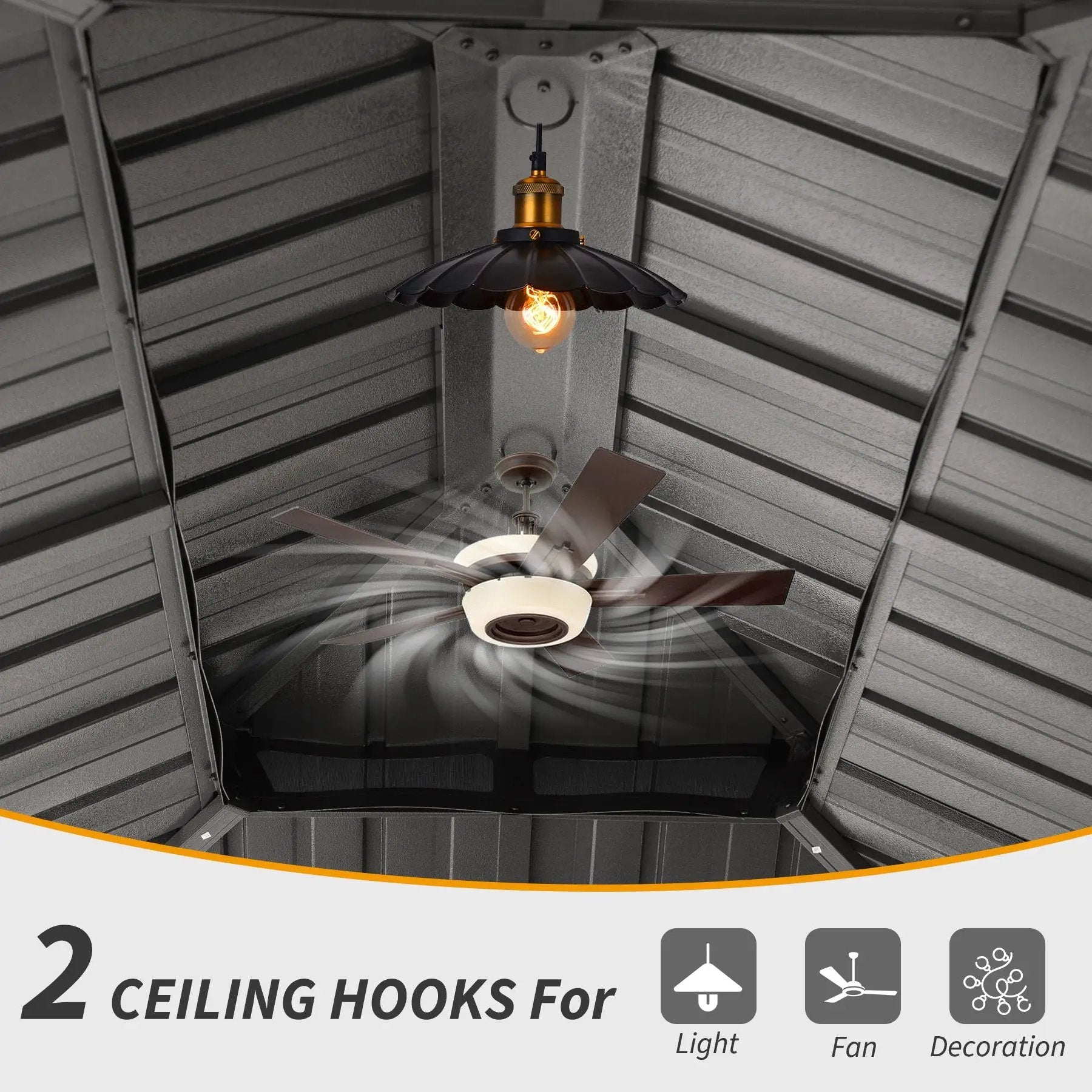 10' X 14' Hardtop Gazebo with Double Roof by HouseOfZazla