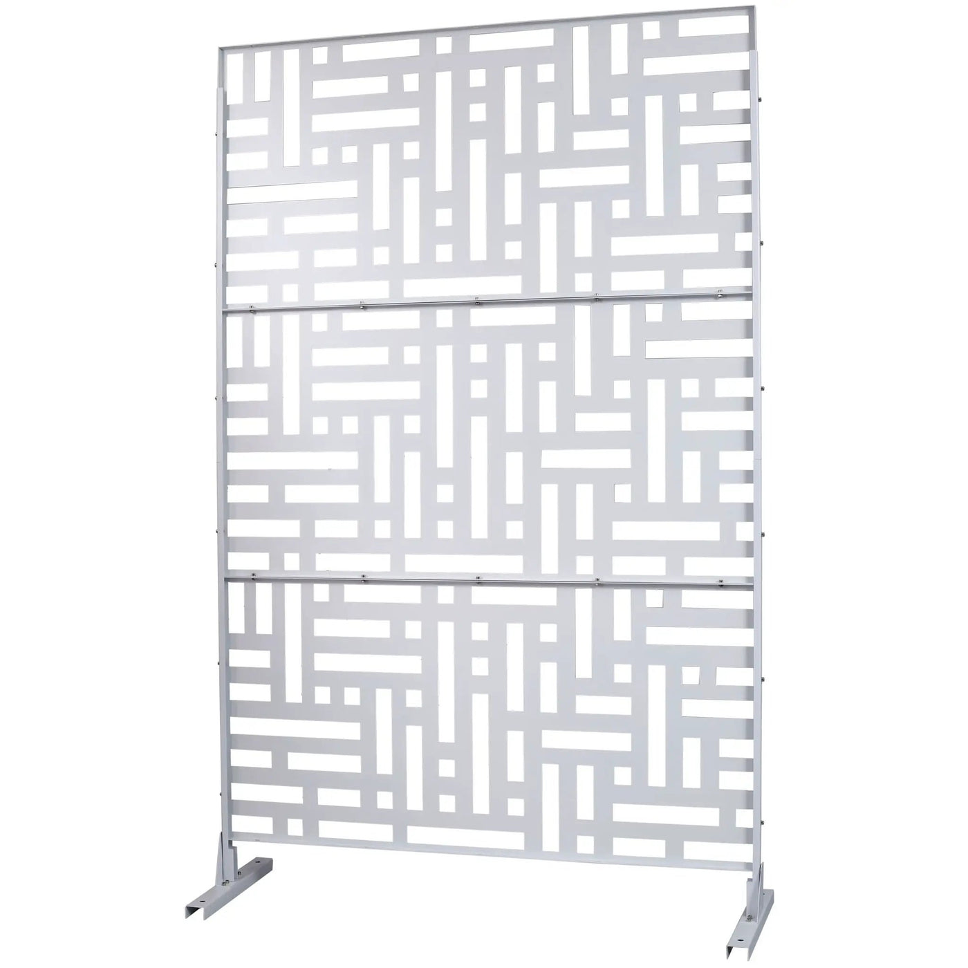 Decorative Freestanding Metal Privacy Screen For Indoor & Outdoor Use by Unique Piece Furniture