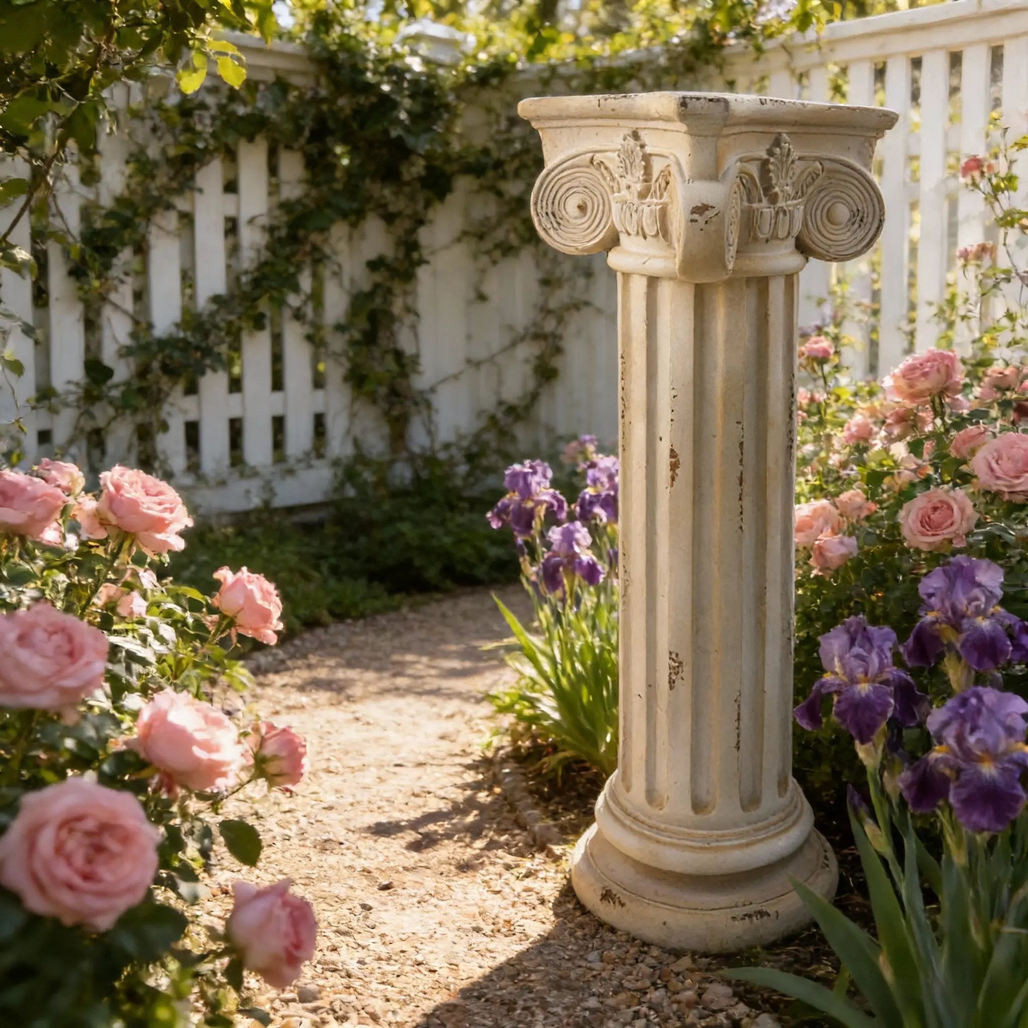 Pedestal Column Plant Stand - 28.93'' Tall Roman Column by HouseOfZazla