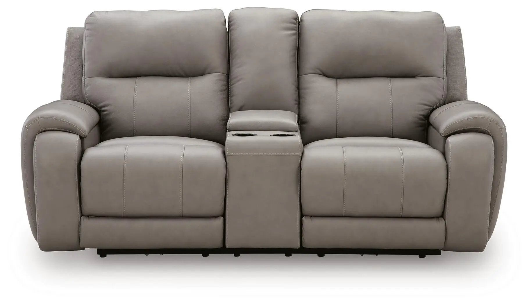 Real Moments - Power Reclining Loveseat With Audio Seating - Ash by Unique Piece Furniture