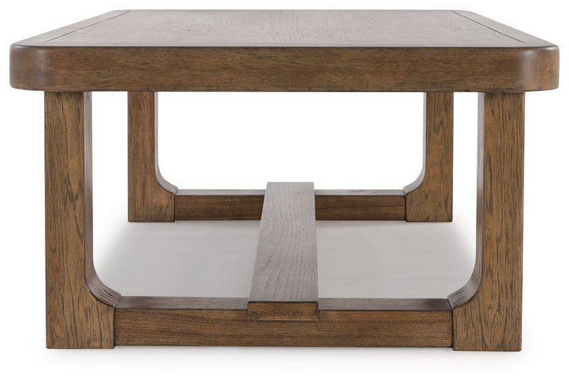 Cabalynn - Rectangular Cocktail Table - Light Brown by Unique Piece Furniture