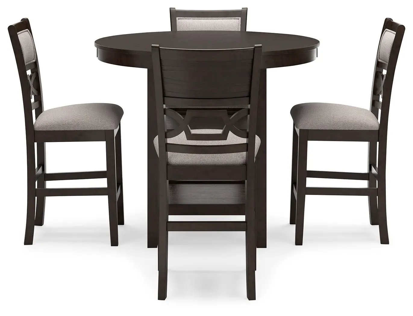 Langwest - Dining Room Counter Table Set (Set of 5) - Brown by Unique Piece Furniture