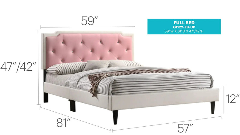 Button Tufted Bed Charming For Cozy Spaces by Unique Piece Furniture