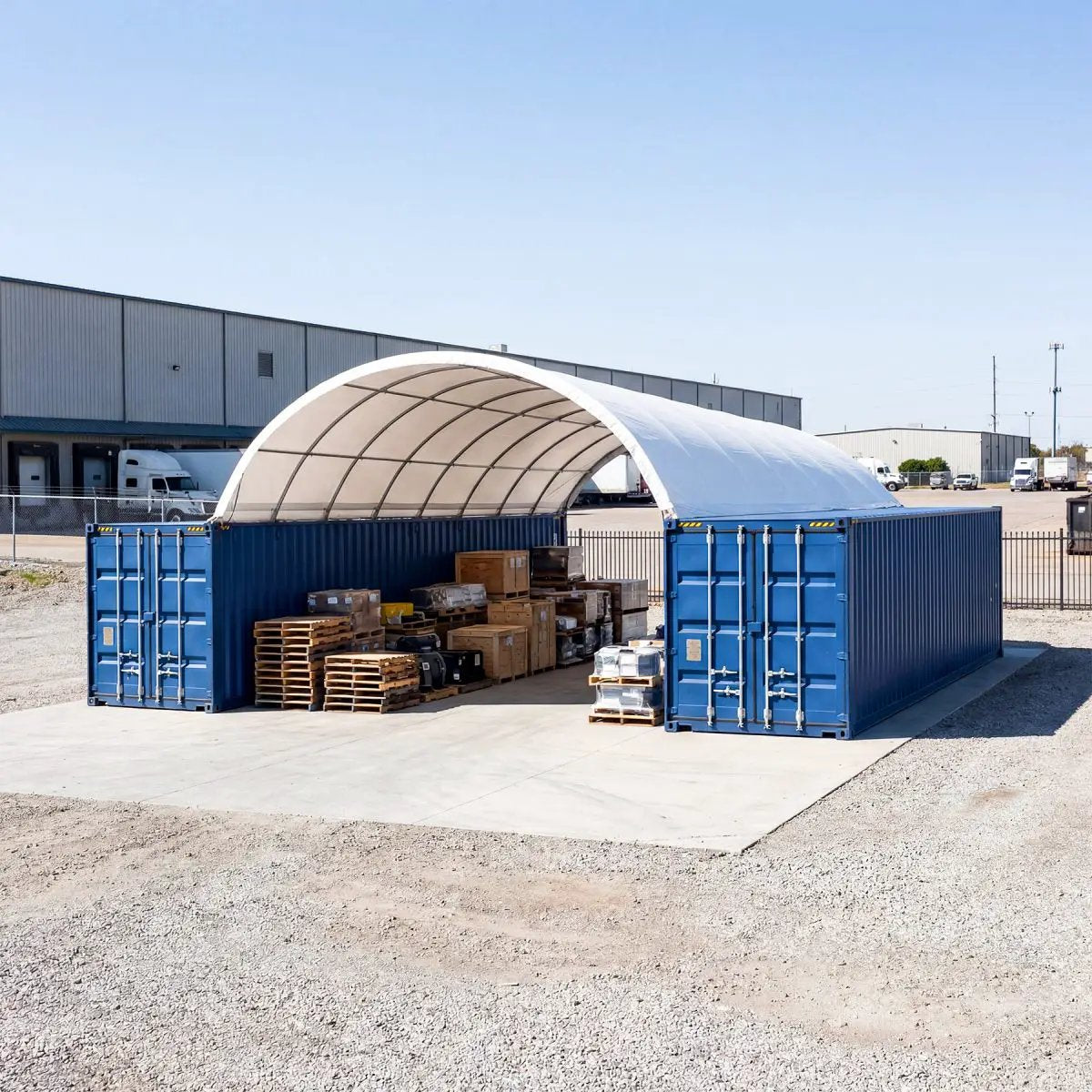 20'x40' Shipping Container Canopy Shelter by Chery Industrial