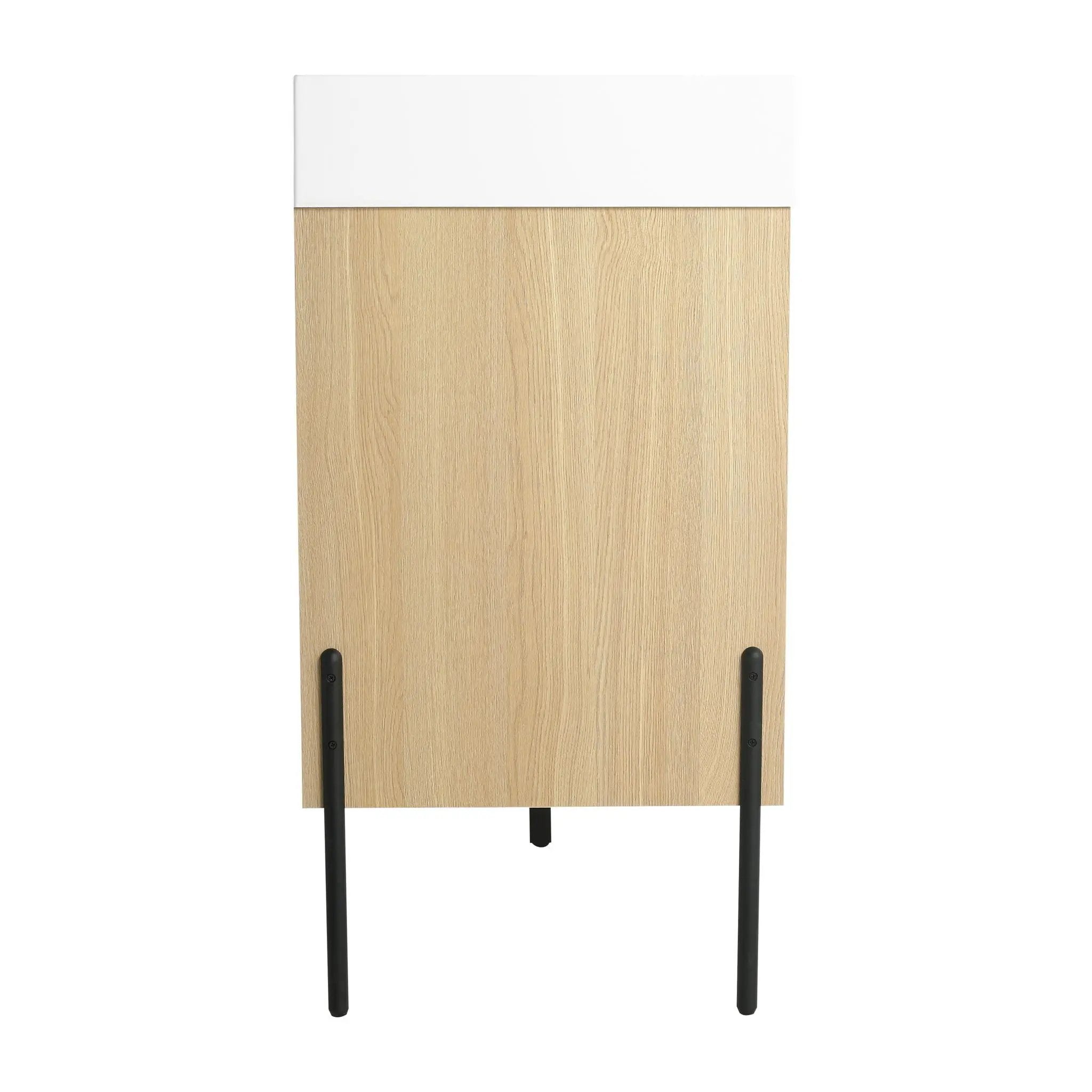 Modern Bathroom Vanity Combo With Single Resin Sink And Storage Cabinet by HouseOfZazla