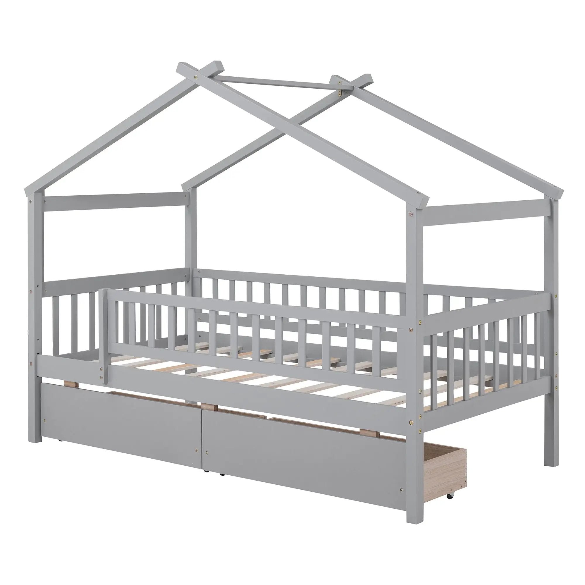 House Bed With 2 Drawers by HouseOfZazla