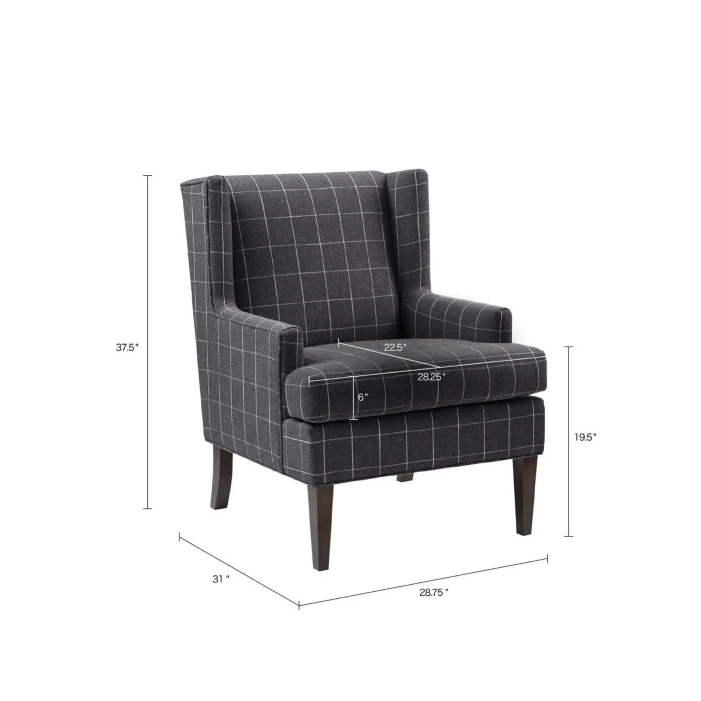 Fancy Design, Farmhouse Accent Chair by HouseOfZazla