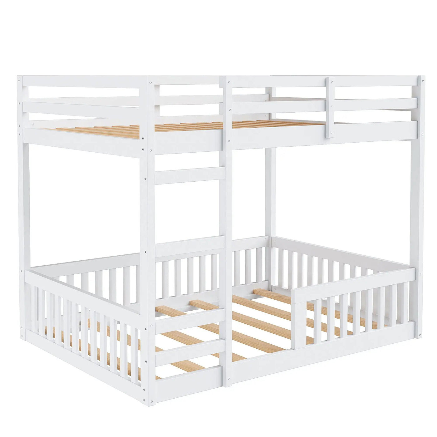 Stylish Bunk Bed With Ladder And Guardrails by HouseOfZazla