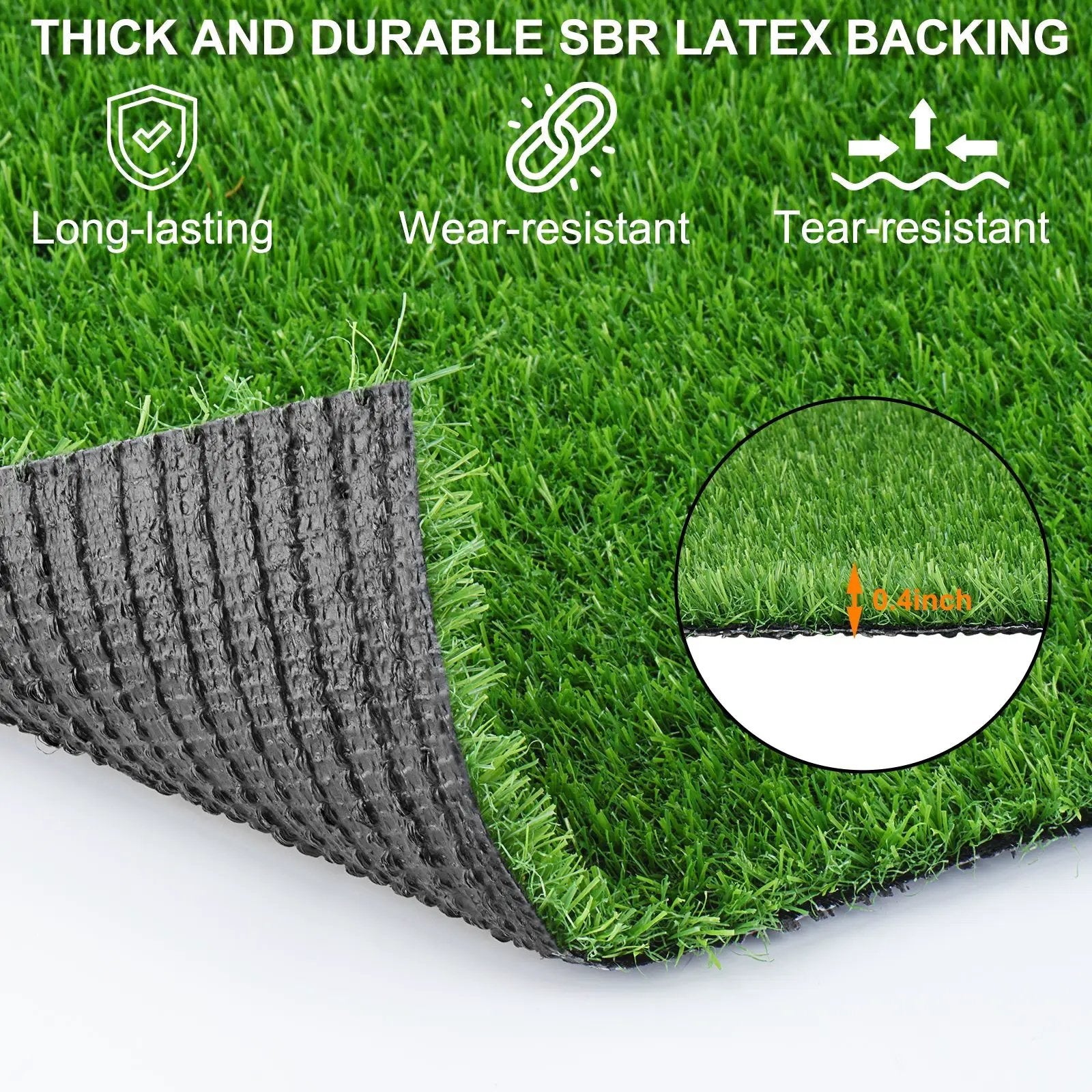 6FTX10FT Outdoor Artificial Grass Runner Rug by HouseOfZazla