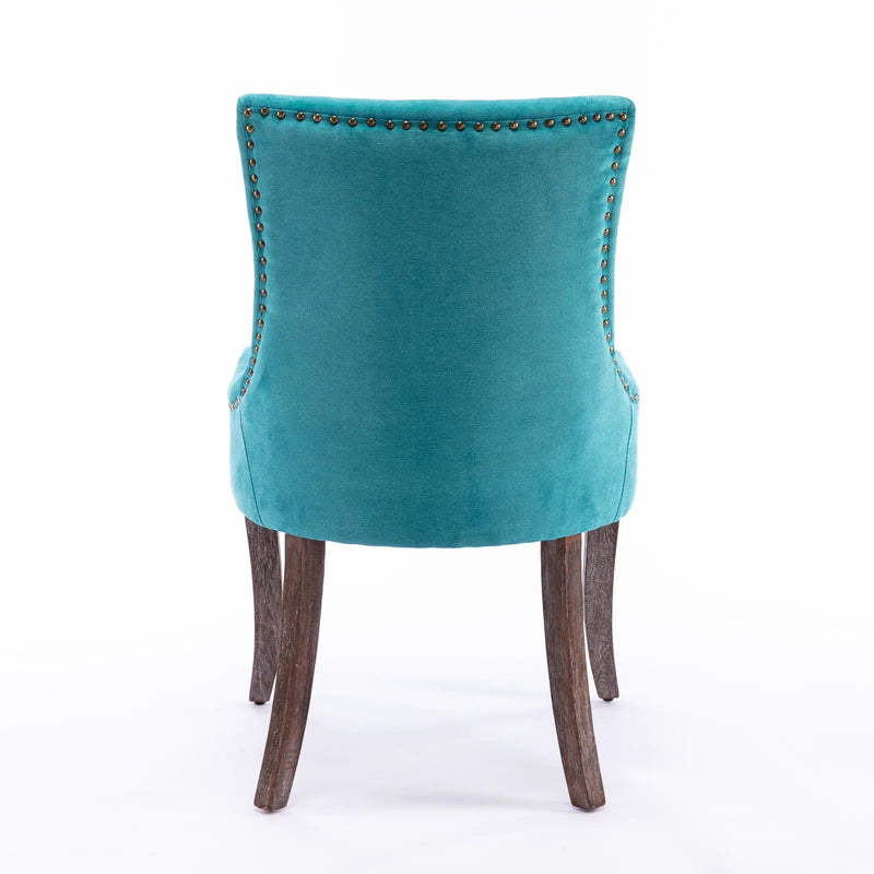 Ultra - Side Dining Chair, Nail Head (Set of 2) by HouseOfZazla