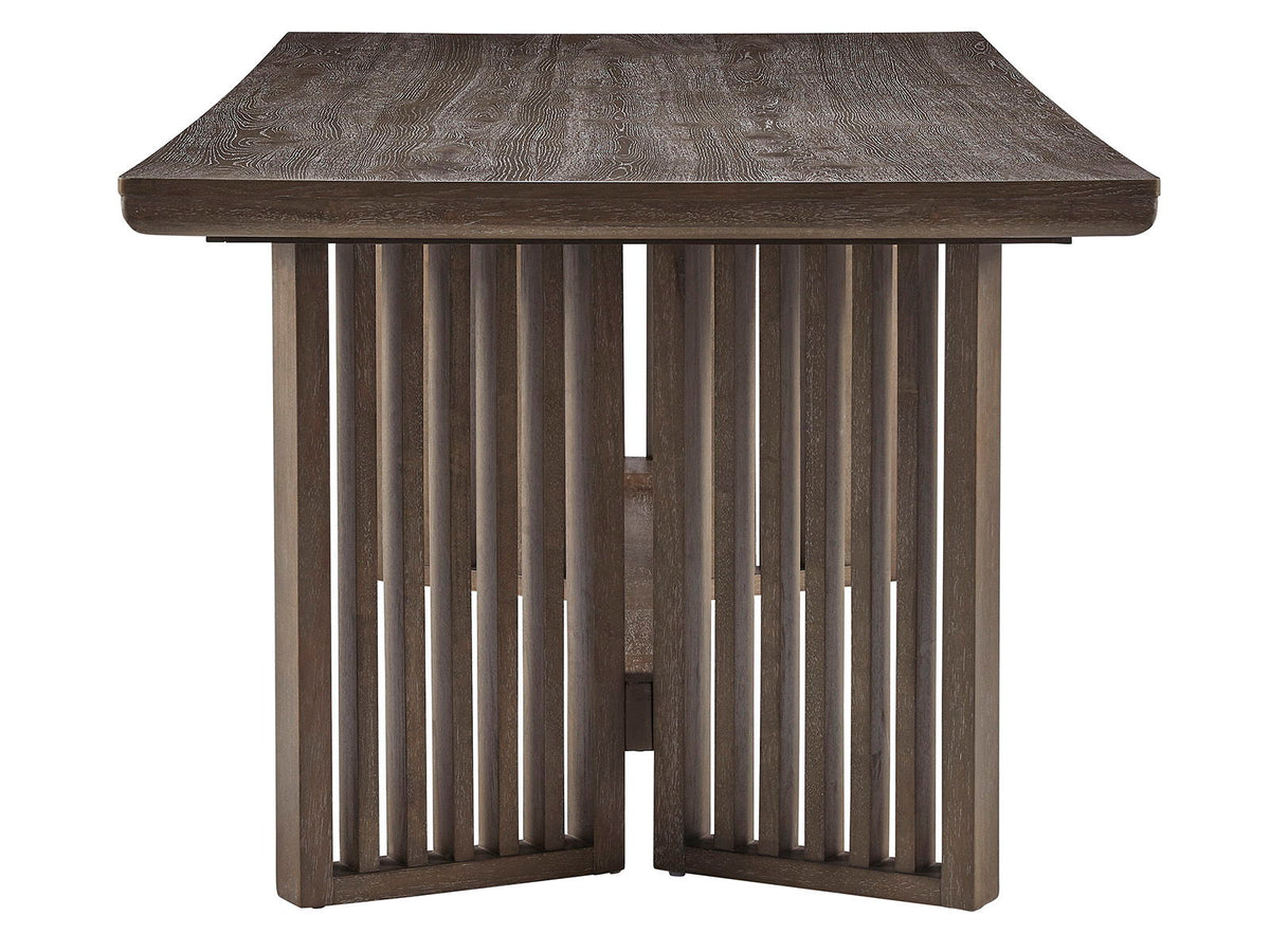 Kavanaugh - Trestle Dining Table - Weathered Kona Brown, photo 5 of 6