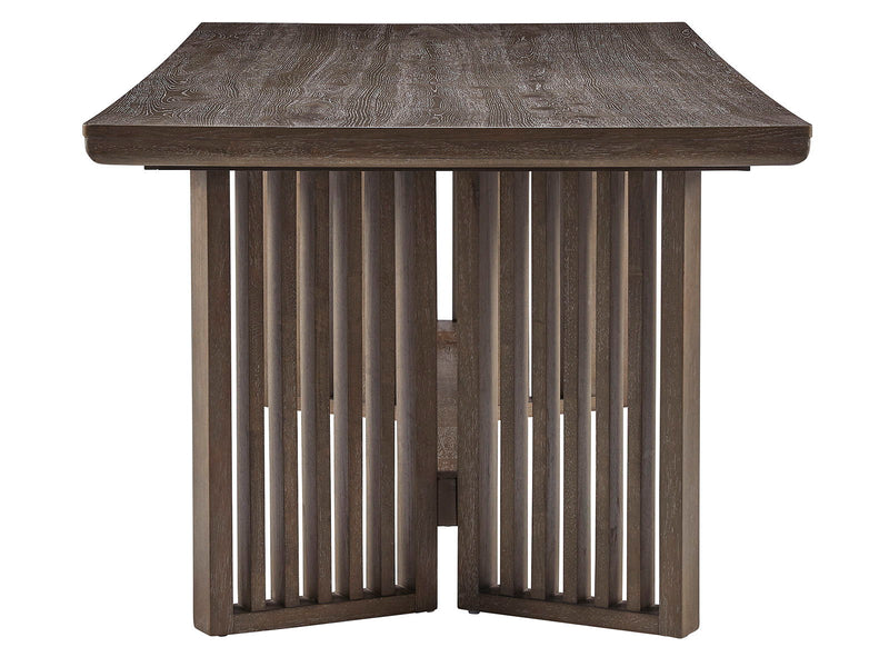 Kavanaugh - Trestle Dining Table - Weathered Kona Brown, photo 5 of 6