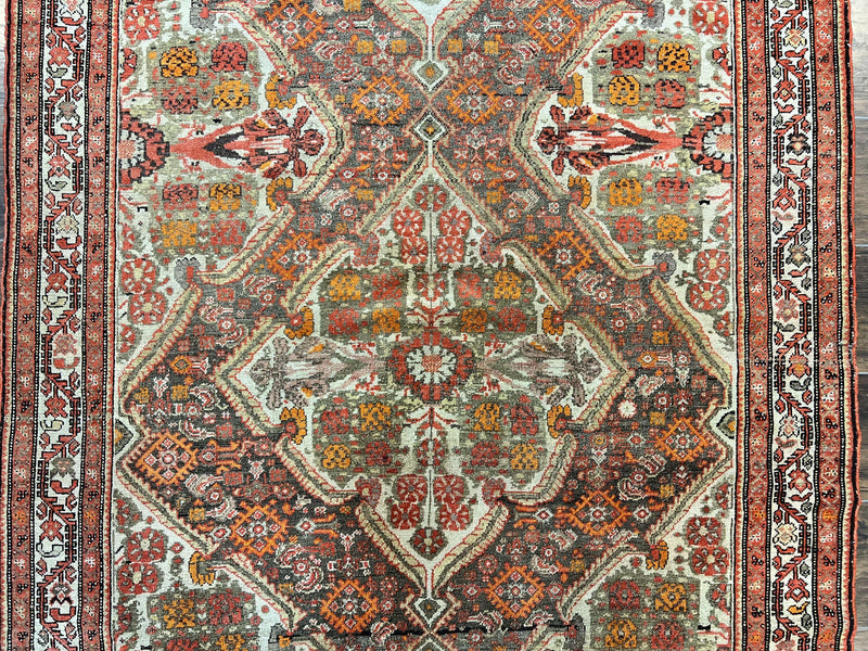 Wonderful Antique Persian Malayer Rug 4x6, Wool Hand Knotted Authentic Oriental Carpet, Very Fine by Jewel Rugs