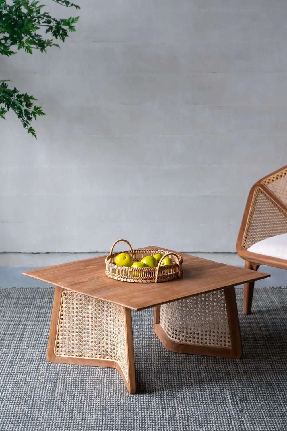 Teak Coffee Table - Natural Wood / Brown by HouseOfZazla