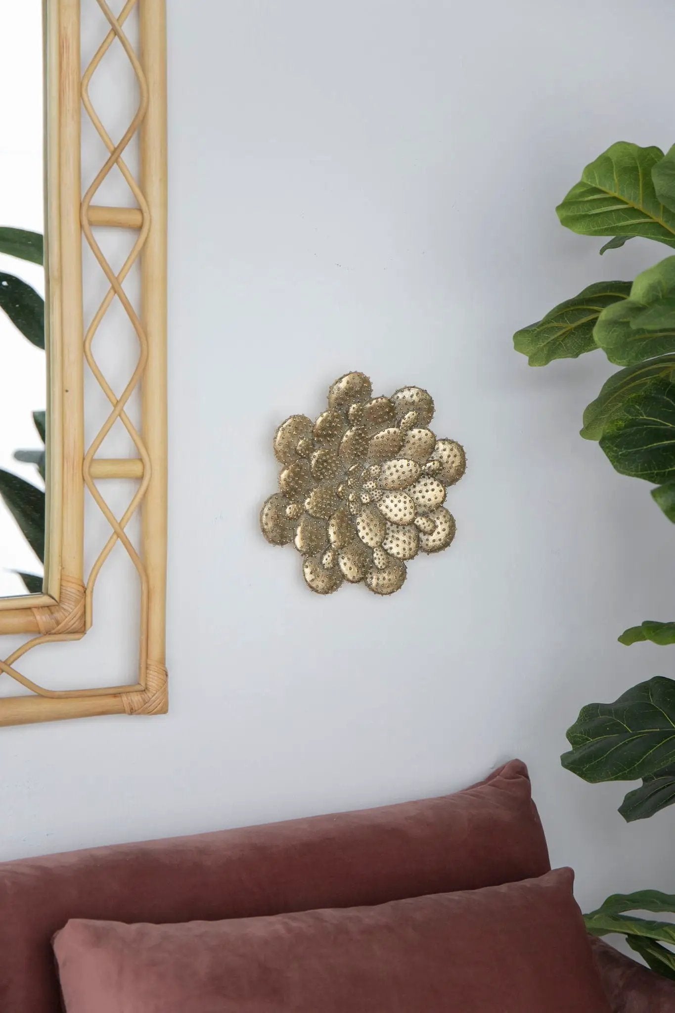 Resin Succulent Wall Plaque by HouseOfZazla