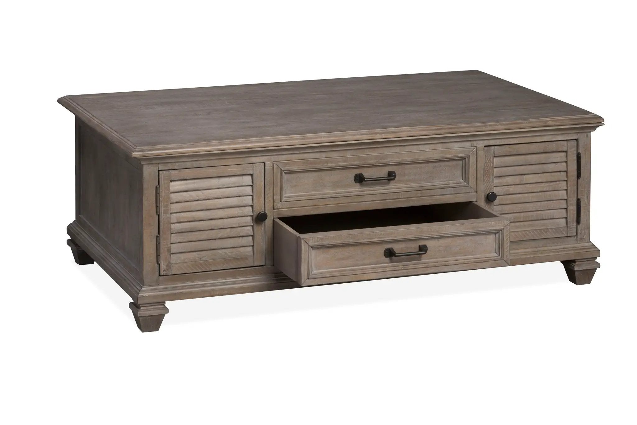 Lancaster - Lift Top Storage Cocktail Table (With Casters) - Dove Tail Gray by Unique Piece Furniture