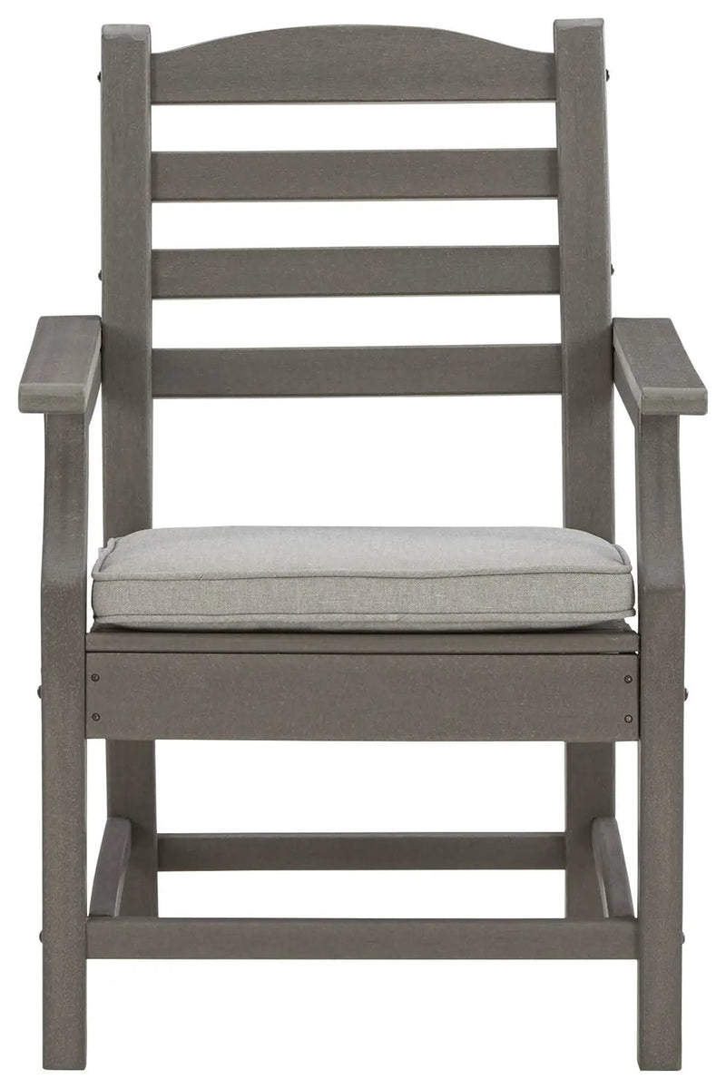 Visola - Arm Chair With Cushion (Set of 2) - Gray by Unique Piece Furniture