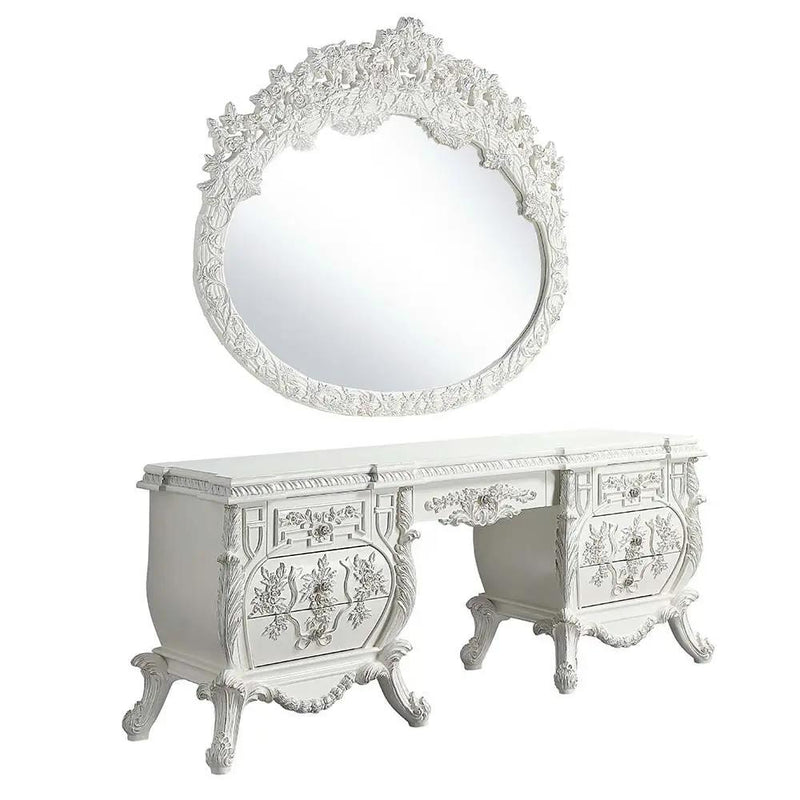 Vanaheim - Vanity Desk - Antique White by Unique Piece Furniture